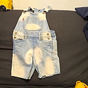 Levi's girl short overalls